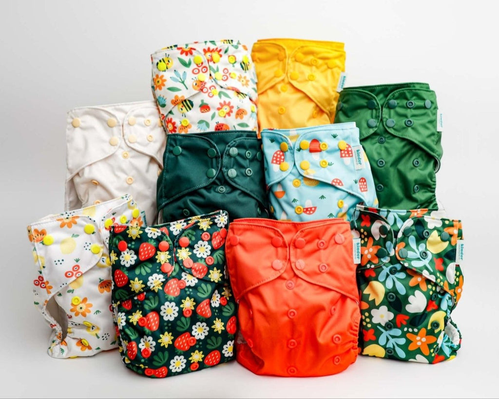 Nature: Essentials Pocket Cloth Diaper with Athletic Wicking Jersey, Grows with your Baby - Kinder Cloth Diaper Co. - 30 - 02 - 04 - modern reusable cloth diapers and more for birth to potty training - Pittsburgh Based Small Business