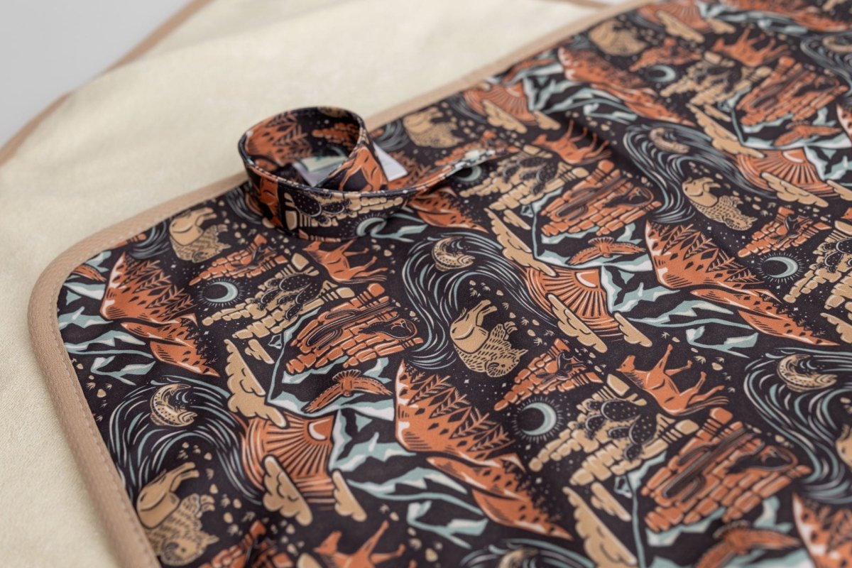 Wild West by Byre Wilde - Modern - Cloth - Diapers - Change Mat - Kinder Cloth Diaper Co. - Pittsburgh - Based - Small - Business - Woman - Owned