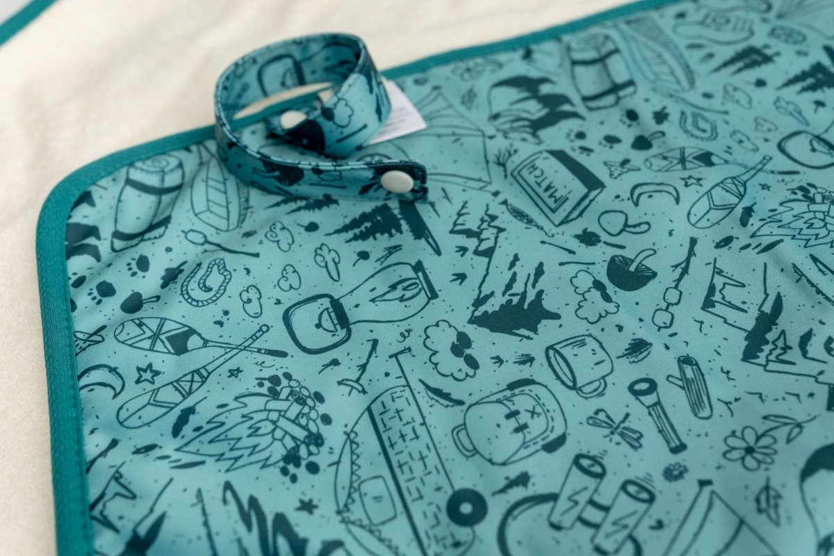 Wilderness Wonderland - Modern - Cloth - Diapers - Change Mat - Kinder Cloth Diaper Co. - Pittsburgh - Based - Small - Business - Woman - Owned