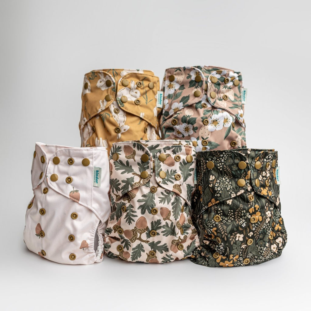  - Modern - Cloth - Diapers - New Parent Starter Bundle - Kinder Cloth Diaper Co. - Pittsburgh - Based - Small - Business - Woman - Owned