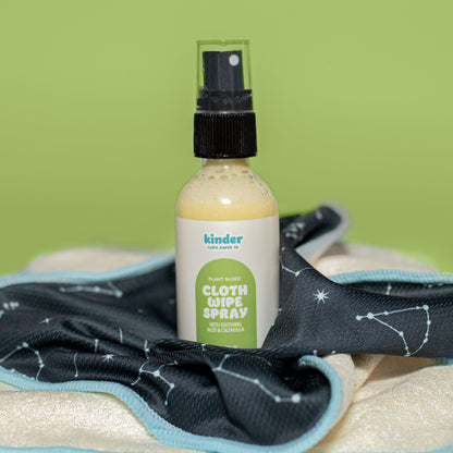 Cloth Wipe Spray: Soothing Aloe and Calendula