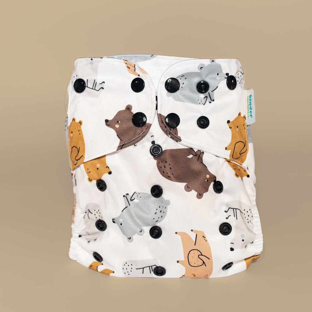 Animals and Insects: Essentials Pocket Cloth Diaper with Athletic Wicking Jersey, Grows with your Baby - Kinder Cloth Diaper Co. - 30 - 04 - 02 - modern reusable cloth diapers and more for birth to potty training - Pittsburgh Based Small Business