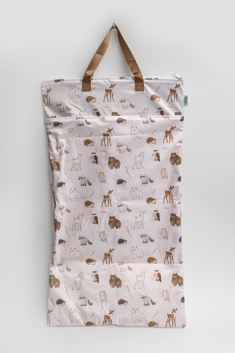 Woodland Explorer - Modern - Cloth - Diapers - Wet Bag - Kinder Cloth Diaper Co. - Pittsburgh - Based - Small - Business - Woman - Owned