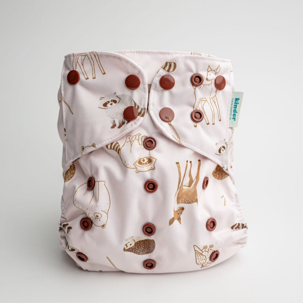 Woodland Explorers - Modern - Cloth - Diapers - Pocket Diaper - Kinder Cloth Diaper Co. - Pittsburgh - Based - Small - Business - Woman - Owned