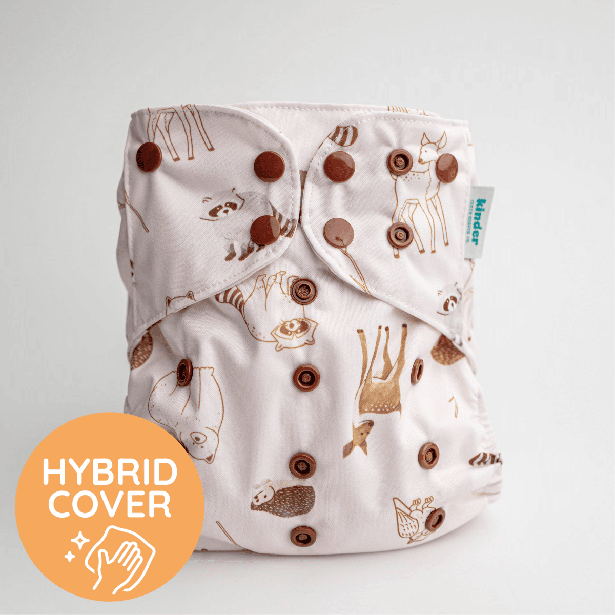Woodland Explorers - Modern - Cloth - Diapers - Diaper Cover - Kinder Cloth Diaper Co. - Pittsburgh - Based - Small - Business - Woman - Owned