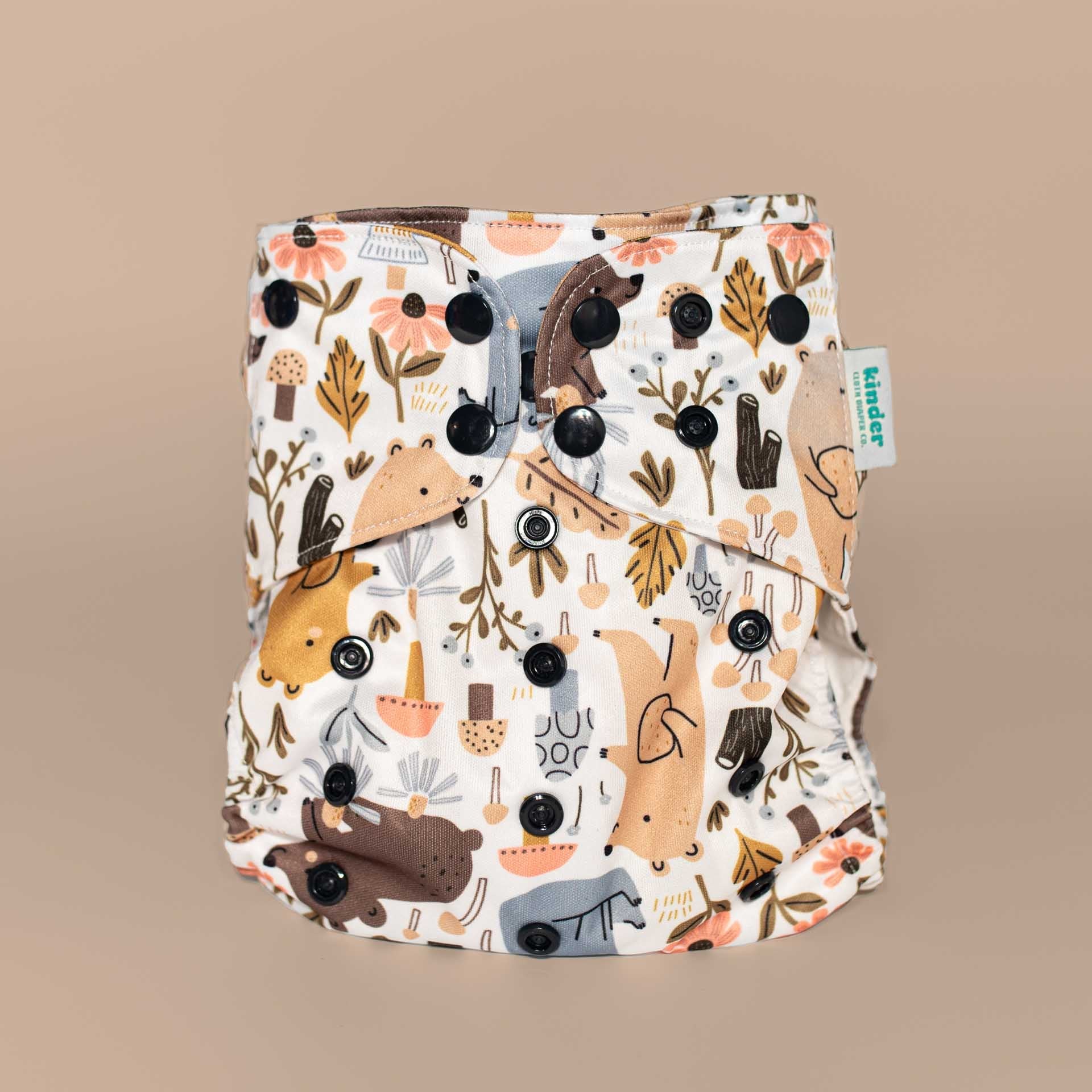 Animals and Insects: Essentials Pocket Cloth Diaper with Athletic Wicking Jersey, Grows with your Baby - Kinder Cloth Diaper Co. - 30 - 04 - 03 - modern reusable cloth diapers and more for birth to potty training - Pittsburgh Based Small Business