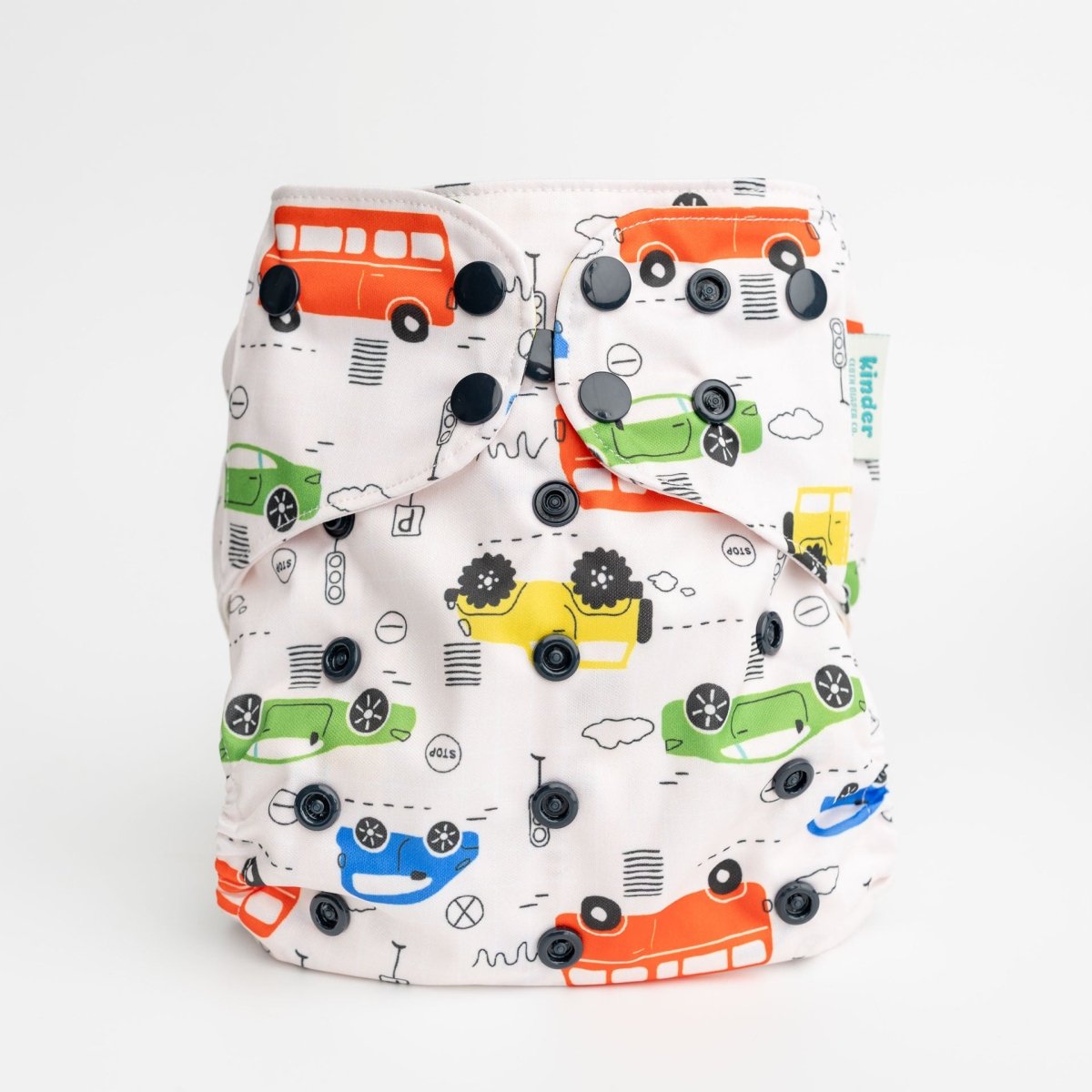 Zoom Zoom - Modern - Cloth - Diapers - Pocket Diaper - Kinder Cloth Diaper Co. - Pittsburgh - Based - Small - Business - Woman - Owned