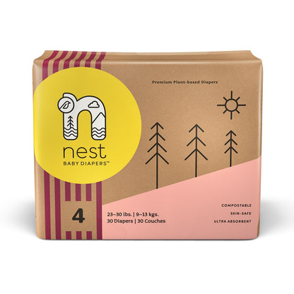 Nest Sustainable Plant Based Disposable Diapers