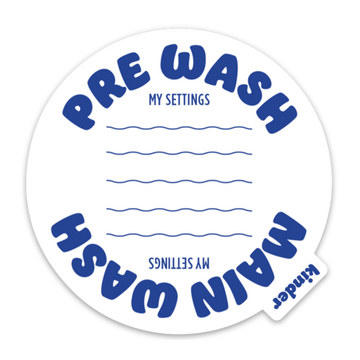 Wash Cycle Indicator Washing Machine Magnet 2.0  Kinder Cloth Diaper Co. modern cloth diapers designed to fit from birth to toddlerhood.