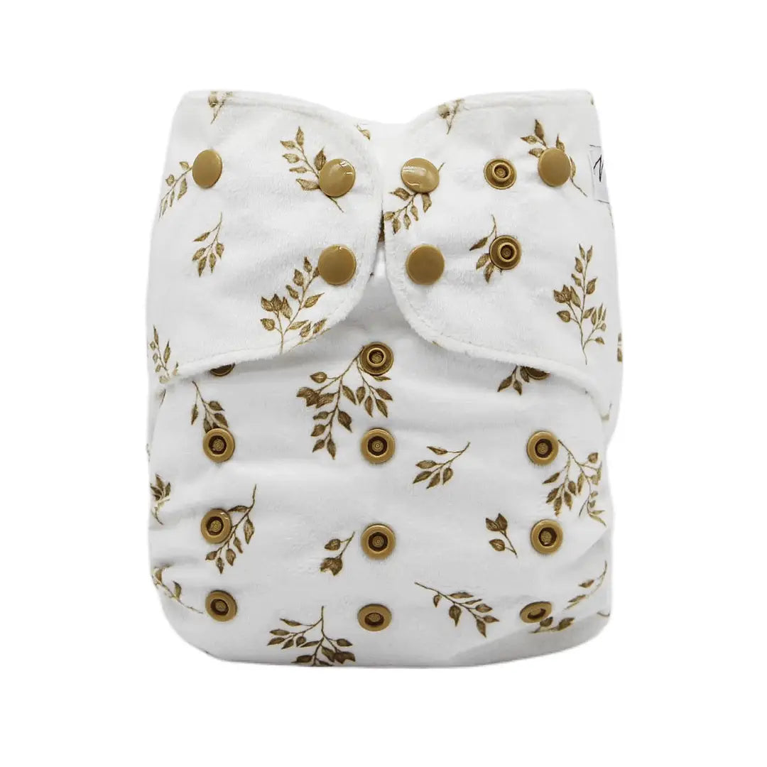 Mimi and Co: Mighty Minky Night Nappy with Bamboo Cotton Trifold Insert